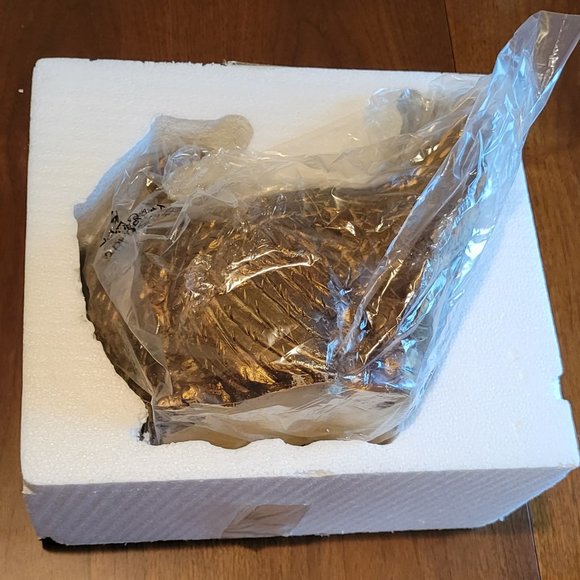 Large Outdoor Turkey Planter Candle Holder Rare made of Resin Vintage NOS - Picture 9 of 12